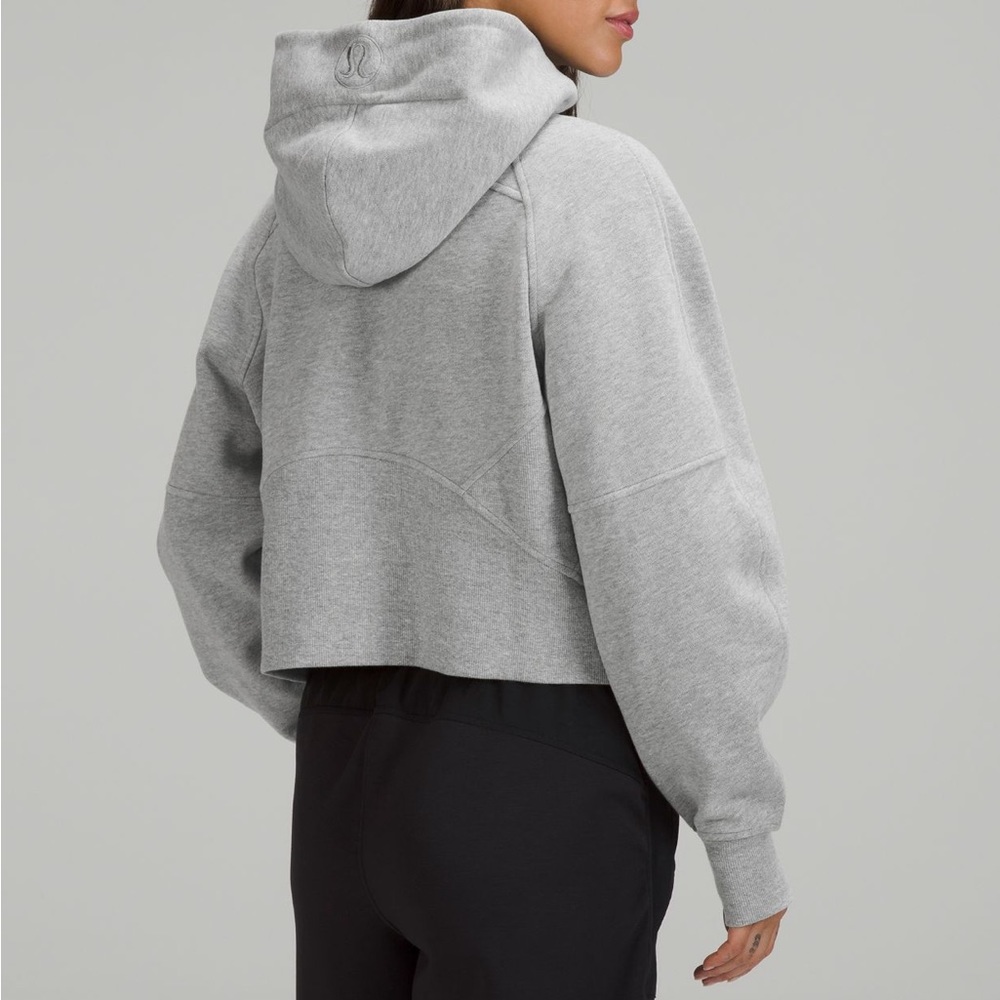 Scuba oversized half-zip hoodie